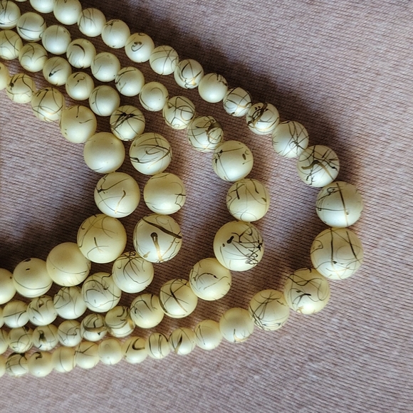 Vintage Multi-strand Beaded Necklace 20" - Picture 2 of 5